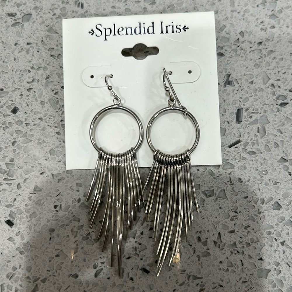 Splendid Iris Earrings